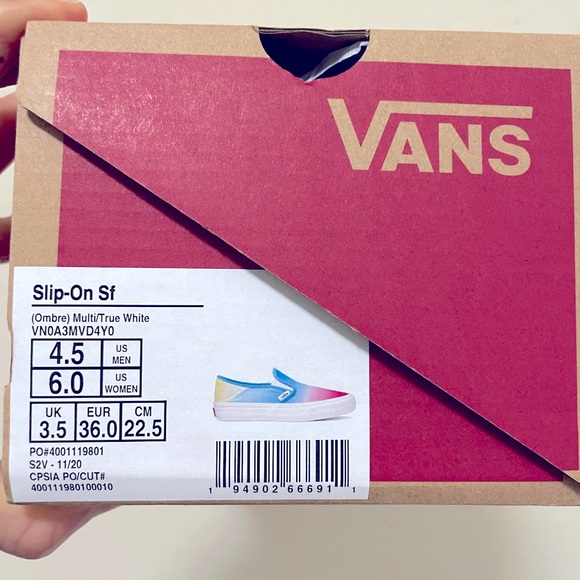 Women’s Ombré Slip-on Vans - Picture 5 of 5